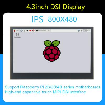 중국 4.3 인치 라즈베리 파이 Tft 디스플레이 모듈 800x480 MIPI 전기 용량 터치 스크린 모듈 판매용