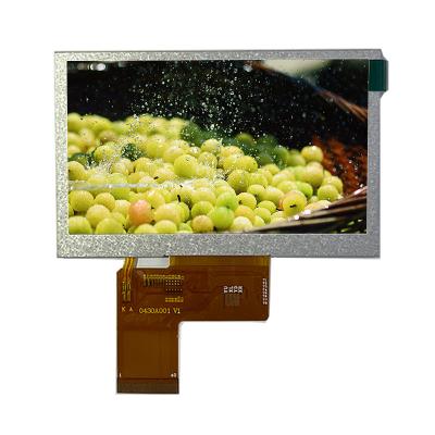 中国 IPS 4.3 Tft Lcdのタッチ画面800xRGBx480 40PIN 350の明るい4.3インチのTft Lcdモジュール 販売のため