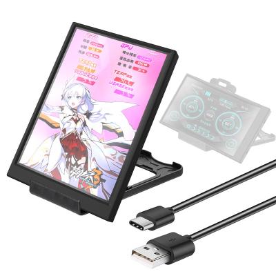 China 3.5 pulgadas IPS Tipo-C pantalla secundaria Computadora CPU GPU RAM HDD Monitor DisplayUSB para el monitoreo mini AIDA64 en venta