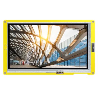 China ESP32 LCD module with dual core 32-bit processor and resistive touch, 7.0-inch intelligent display screen for sale