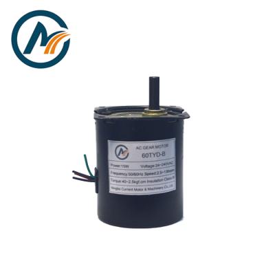 China IP44 110vac, 220vac 50/60HZ low rpm high torque electric synchronous motor for sale