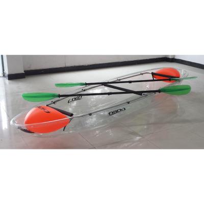 China 3.40m Recreational Double Person Pc Material Outdoor Touring Clear Kayak for sale