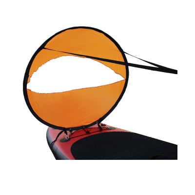 China HDPE Lightweight Foldable Clear Window Kayak Sail For Rack Up Paddle Board Sail Kayak Polyester Windsurfing for sale