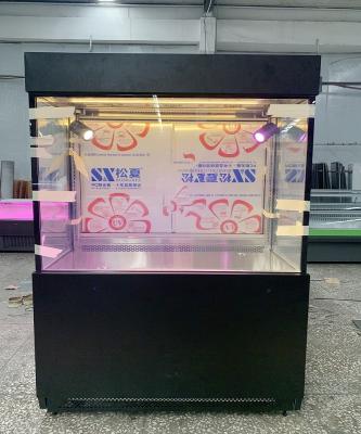 China Single-temperature Fresh Meat Display Supermarket Refrigerator Showcase Meat Cooler For Butcher Shop Meat Shop for sale