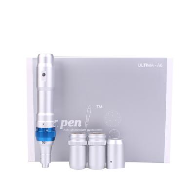 China Customization Dr.pen A6 Needle Pen Micro Electric Skin Rejuvenation Device Derma Microneedling Derma Pen A6 for sale