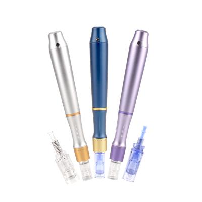 China Anti-puffiness skin care tool derma pen speed derma stamp H3+ stable microneedling pen professional for salon use for sale