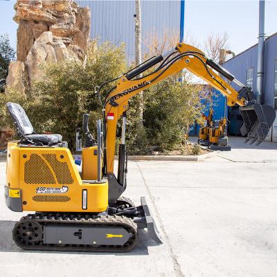 China Building Material Shops Hengwang Small Micro Digger Escavatore 0.8 1 1.2 1.7 Ton Mini Excavator for sale