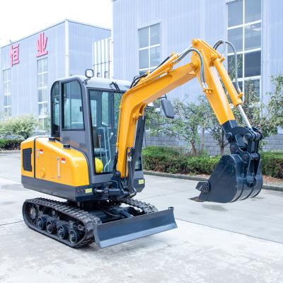 China Chinese 2.5 Ton Small Farm Construction Machine 1.8 Ton 2 Ton Mini Excavator Digger for sale