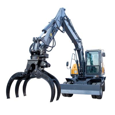 China Farms China Factory Wholesale 7 Ton 10 Ton Wheel Excavator 8 Ton Wheel Excavator for sale