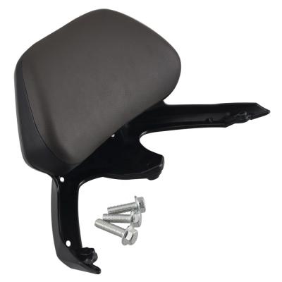 China Aluminum Alloy+Vinyl+Sponge Black Passenger Backrest Pad Rear Back Rest Cushion Fit For YAMAHA T-MAX 530 2012-2016 With Size Quality for sale