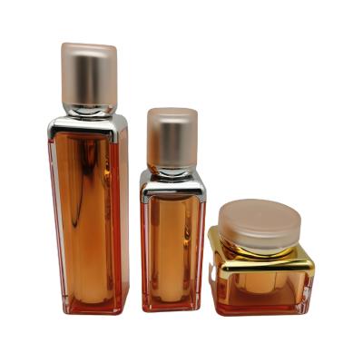 China 50ml luxury empty plastic cosmetic cream jar of personal care products for sale