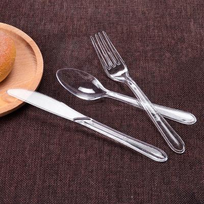 China Minimalist plastic silverware - heavy duty disposable plastic cutlery plastic utensils for sale