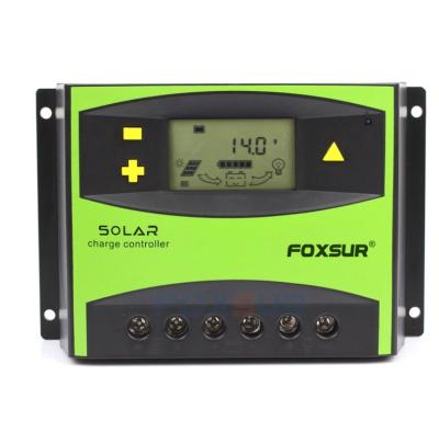 China Foxsur controller new solar charger 12v/24v 60A charge controller inverter for sale