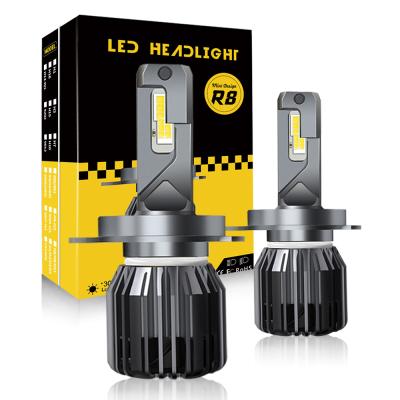 China Hot Selling Aluminum Alloy High Power 110W LED Headlight For R8S 20000LM Car Led Headlight H7 LED Headlight H4 for sale