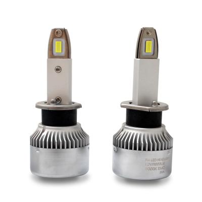 China Aluminum Alloy R4 Led Auto Headlight H1 H3 H7 H8/H9/H11 9005 9006 H4 LED Canbus LED Bulb H1 LED Headlight for sale