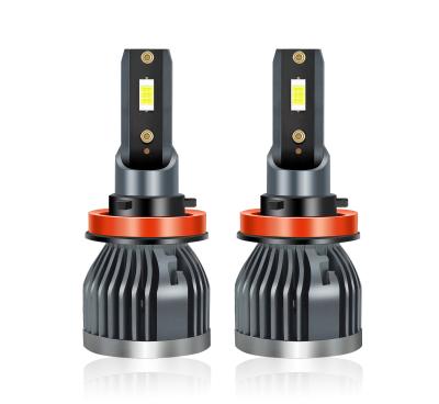 China RAYCH alloy F2S lighting system csp chip aluminum 9005 auto car 9006 h1 led light h4 h7 h11 80w 8000lm round led headlight bulbs for car for sale