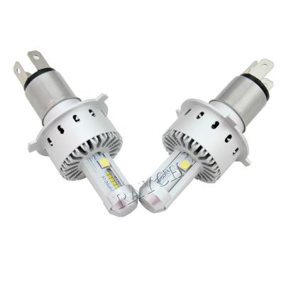 China 2021 newest aluminum alloy led bulb headlight mini car led headlights H4 H7 H11 9004 9005 9006 9007 H13 8000LM 7S automobile led headlight bulbs for sale