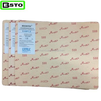 China 1.5mm cellulose insole board sheet 588 for sale