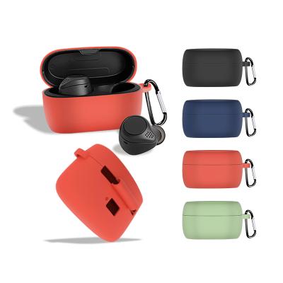 China For 2021 Hot Selling Earpiece Silicone Earphone Cover Device Case For Jabra Elite 75T With Key Chain for sale