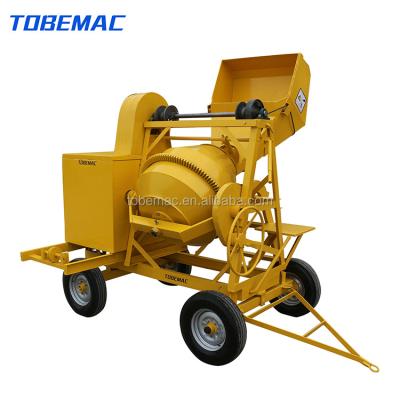 China Hotels 510L large capacity mobile self loading diesel engine mixing concrete mixer machine cement with winch for sale in KENYA for sale