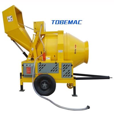 China JZC350DH Self Loading Italian Concrete Mixer Machine Water Cooled Diesel Engine 16HP Mixing Power ISO9001: 2015 560L for sale