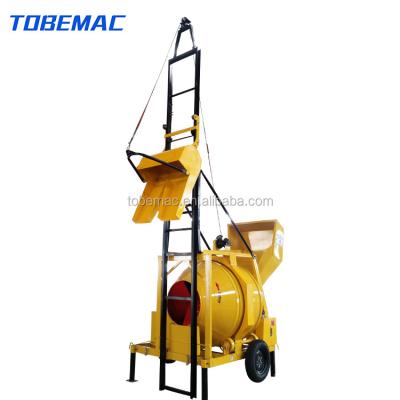 China Hotels 560L Concrete Mixer With Scale Adjustable Diesel Power for sale