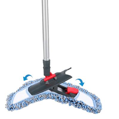 China BOOMJOY 360 swivel household sustainable microfiber flat mop with pedal dry&wet cleaning flat mop for sale