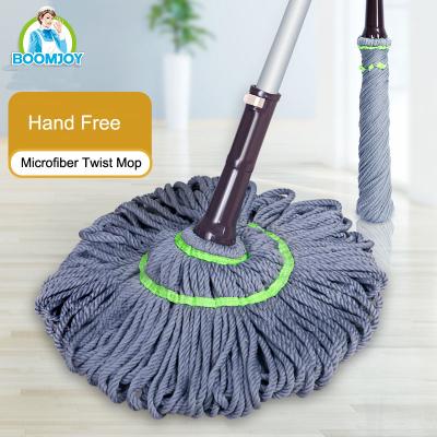 China Viable Boomjoy Tornado Floor Wiper Telescopic Handle Microfiber Industrial Cotton Mop for sale