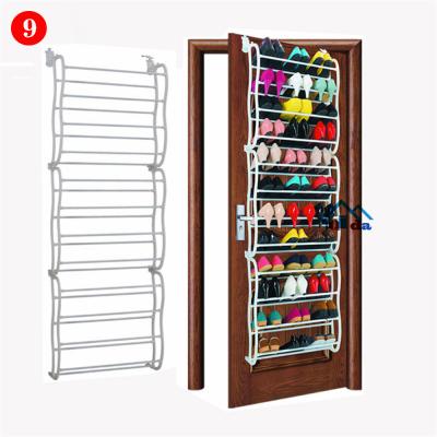 China Amazing Portable Cloth Metal Shoe Rack (Size) Adjustable Portable Shoe Cabinet Folding Simple Designs for sale