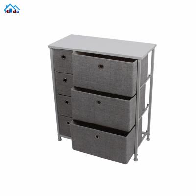 China (Size)Adjustable Storage Organizer 3 Drawer Chest Fabric Customized Drawer For Living Room for sale