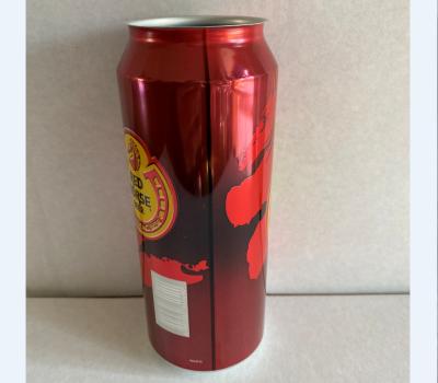 China 500ml 16.9oz beer printed printing beer juice alcohol carbonated SO2 aluminum cans for sale for sale