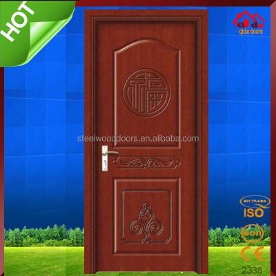 China Indian Swing MDF Ghana PVC Plywood Porcelain Flush Door Price for sale