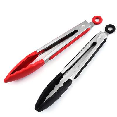 China Viable Sale On Amazon Bakery Workshop OEM/ODM Heat Resistance Kichen Wares Food Utensils Stainless Steel Tongs Available for sale