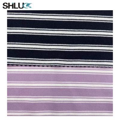 China Hot-selling stretch rib dyed polyester elastic fabric knitted 88%polyester 12%spandex fabric for uniform for sale