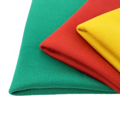 China Anti Pill Green Multicolor Natural French Terry Cloth Cotton Lycell Knitted Fabric For Sportswear SLK-FT-91193 for sale