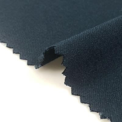 China Moisture-absorbent 210gsm cellulose fabric knitted regenerated interlock plain dyed polyester blended modal fabric for dress for sale