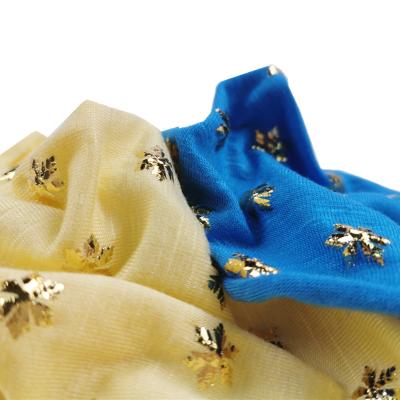 China Stretch fashion after treatment stretch fabric knitted water golden yellow 185gsm rayon fabric for dress for sale