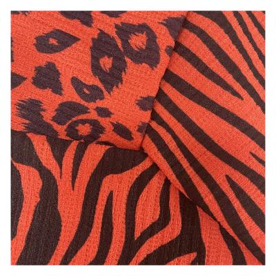 China Anti Pill Crepe Fabric Knitting 200GSM Printing Polyester Weave Ply Crepe Fabric for sale