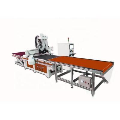 China ATC linear wood cnc router machine best wood furniture price for solidwood cabinet production line shop maker for sale