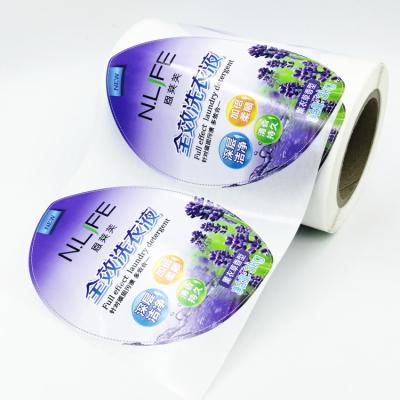 China Waterproof Self Adhesive Hand Sanitizer Spray Bottle Self Adhesive Custom Printing Label PE Labels Logo Stickers Customized for sale