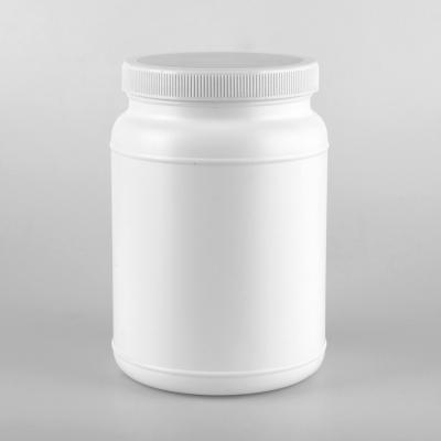 China Medicine 2.5 Liter HDPE Plastic Containers, Plastic Health Supplement Pill Pet Food Storage Bottle for sale