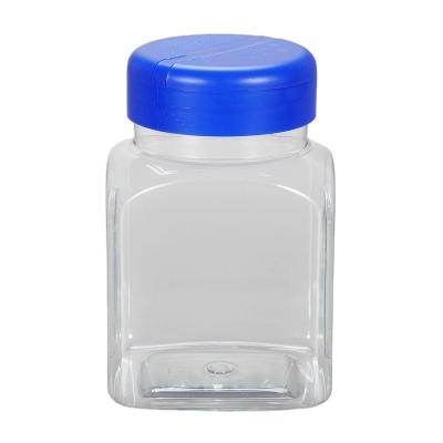 China Factory Good Price Food Plastic Bottle 1.2 Liter Food Grade Plastic Cookie Jars With Screw Lid for sale