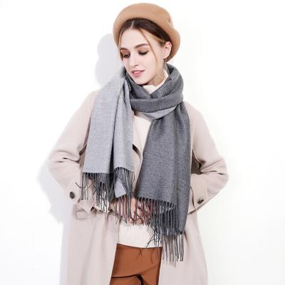 China Clothing Decoration Solid Keep Warm Scarf Neck High Quality Cashmere Scarves For Women European Style Scarves Soft Shawls for sale