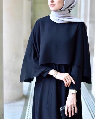 China Modest Muslimah Styling Whosale 2021 Muslim Abaya Dress Women Fashion Clothing Robe Long Robe Islamic Women Summer for sale