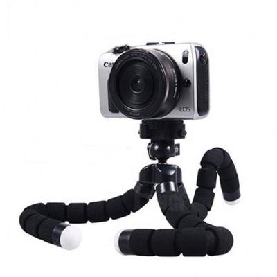 China Sponge and Metal Mini Flexible Sponge Octopus Tripod for Xiaomi Huawei iPhone Smartphone Tripod for Gopro Camera Accessory with Phone Clip for sale