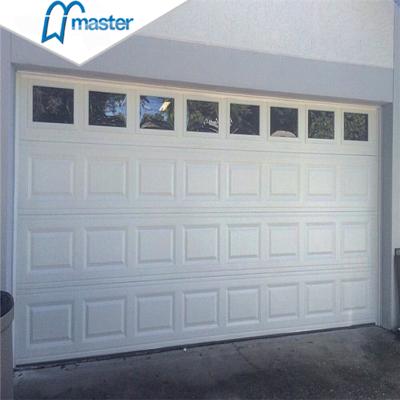 China Good Quality Automatic Security Exterior Double Steel Garage Door for sale