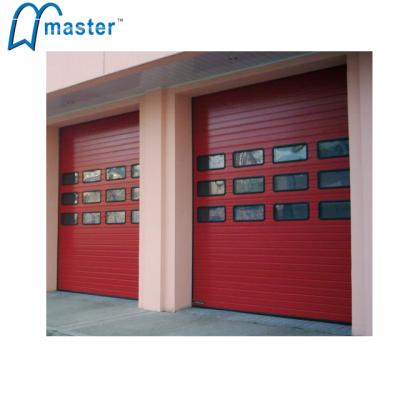 China sound insulation sectional industrial garage door/commercial garage doors for sale