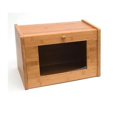 China Freshness Keeping Bread Box Bamboo With Window for sale