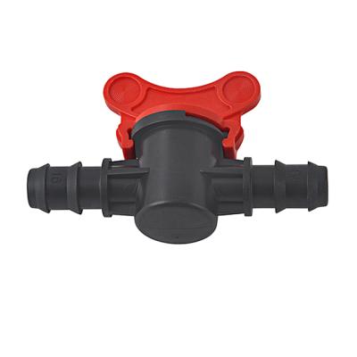 China Agriculture Irrigaiton Valve Drip Irrigation Makers 16x16 Through Valve Farm Irrigation Systems Drip for sale