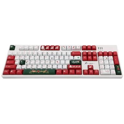 China DIY Mechanical Keyboard Christmas Theme Keycap Keyboard Replace PBT Keycap Reverse Dye Sublimation Can Be Customized For Your Keycap for sale